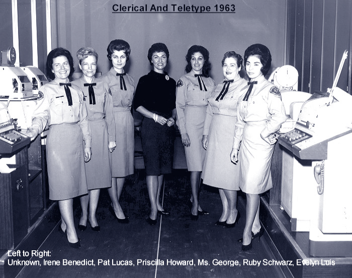 Clerical & Teletype Ladies of 1963