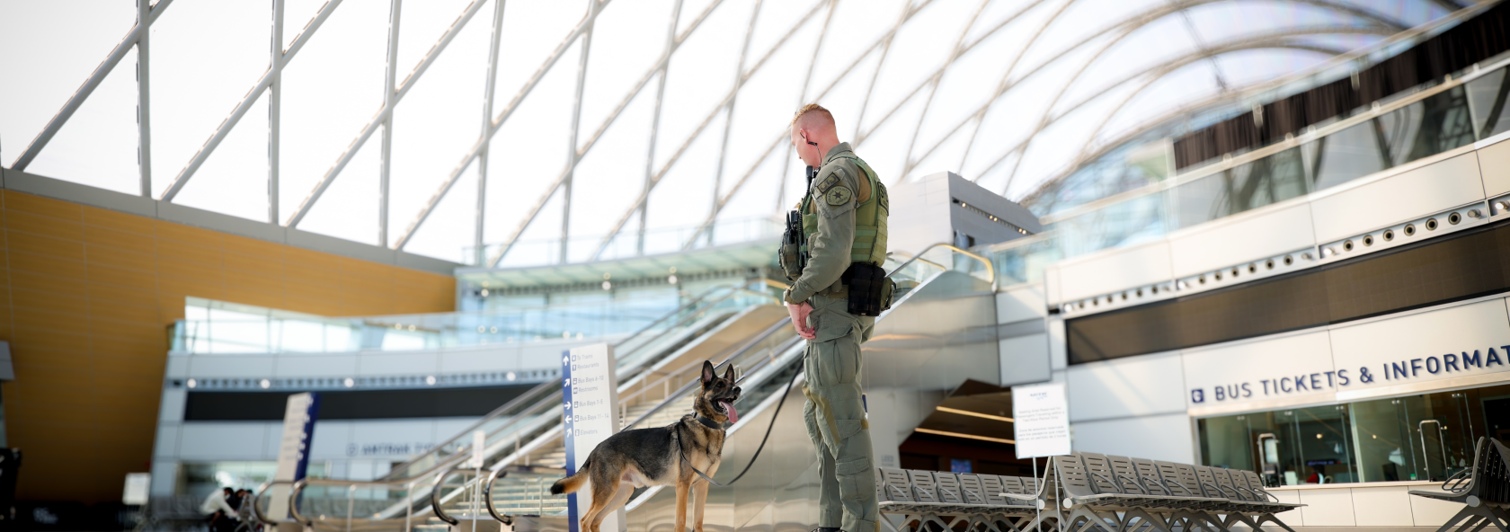 Photo of K9 unit at ARTIC