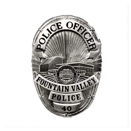 Fountain Valley PD badge