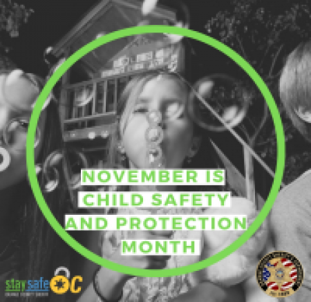 November is Child Safety and Protection Month