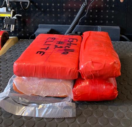 Two kilograms of fentanyl powder seized during a traffic stop 