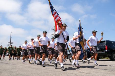 Recruits Torch Run