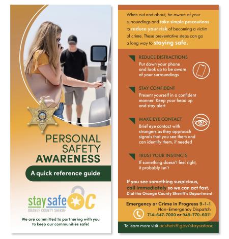 Personal Safety info card