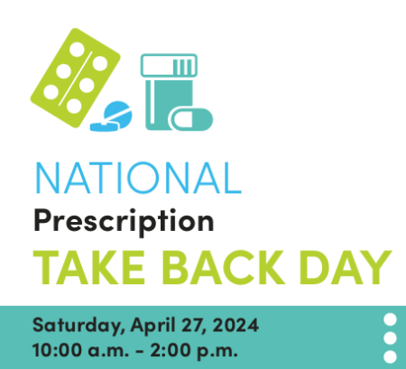 Prescription Take Back Day 2024 graphic