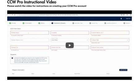 CCW Pro Instructional Video image